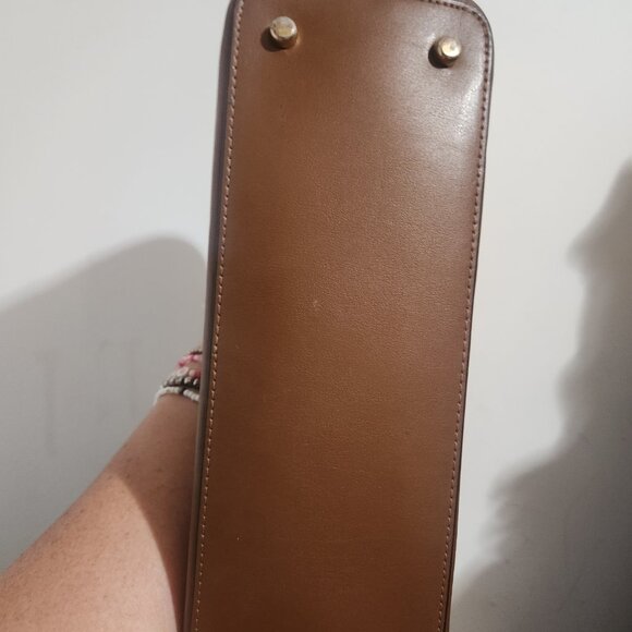 Coach Brown Mini Bag with Cherry Charm - Picture 4 of 4